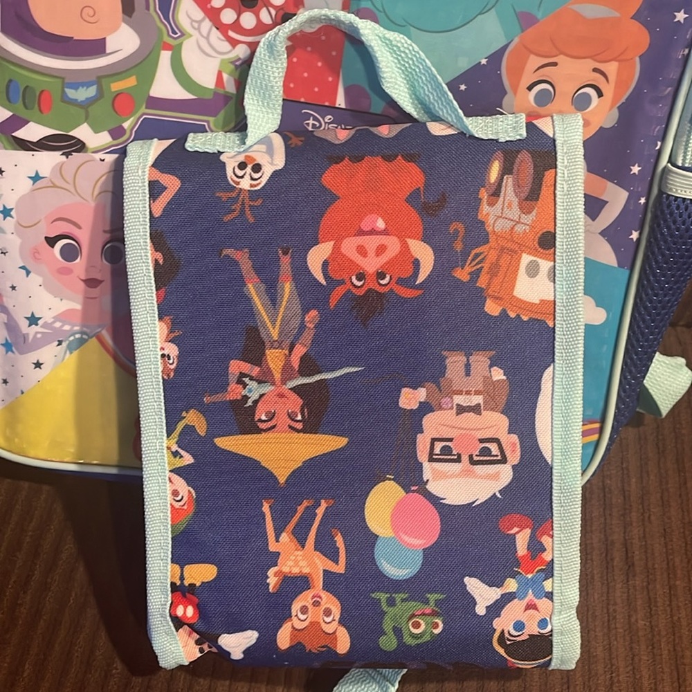 Disney Kids 4-Piece Backpack Set - Blue and Multicolor - Picture 3 of 8